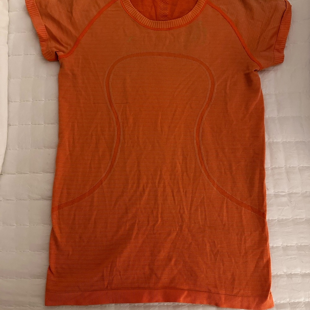 Bright Orange Lululemon Top